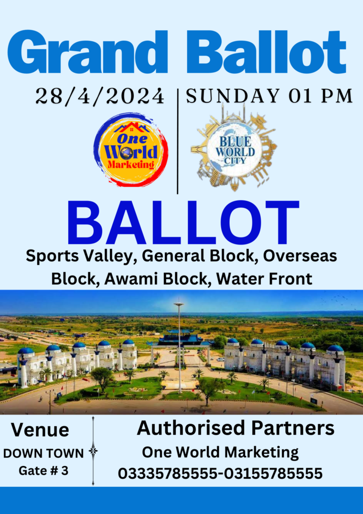 Balloting at Blue World City